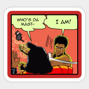 Who's Da Master I Am // Sho Nuff // Comic Books Sticker
